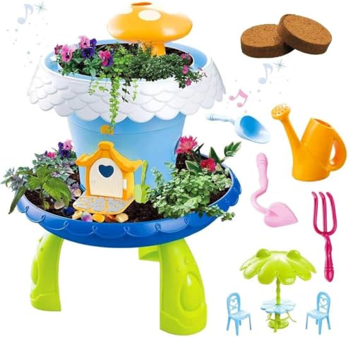 deAO Casa da Giardino Fatata, Set di Gioco per Bambini con...