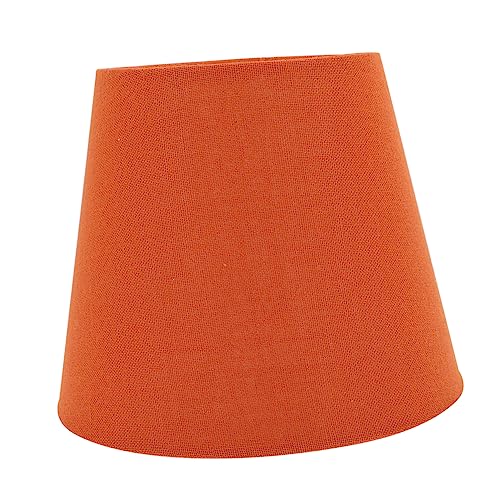 EXCEART pantalla de lámpara angosto cónico Lino pantallas para lámpara de mesa tela cono pantalla pequeña para mesita de noche Lámparas para la sala de estar paño rojo