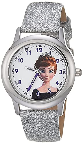 Montre La Reine des Neiges enfant : apprenez l'heure sans plastique fragile