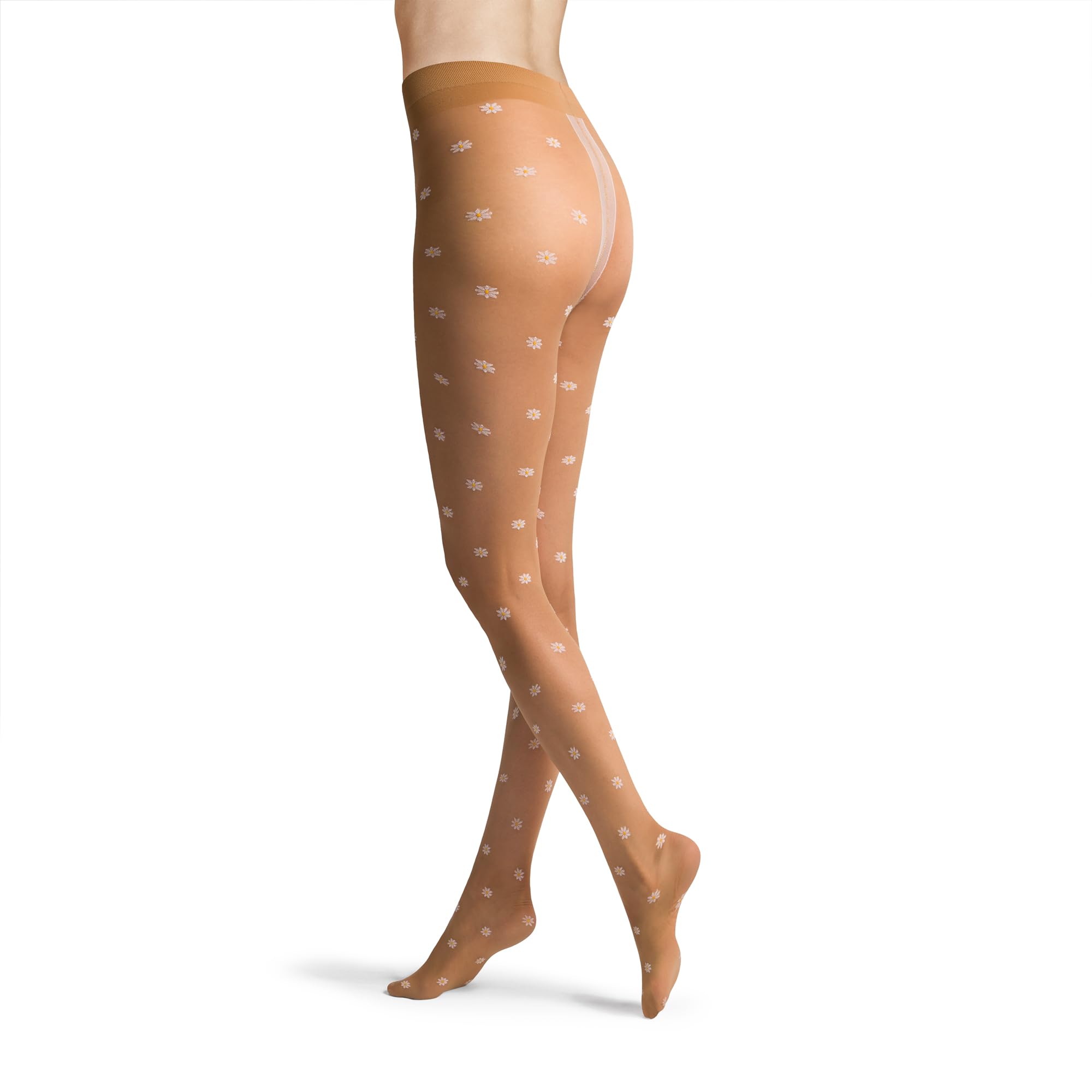 Hudson Damen Daisy Blumenmuster Strumpfhosen (1er Pack)