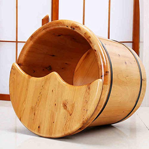 Tina de madera para pies con diseño de cedro miniatura 6