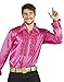 Produktbild Boland - Disco Hemd mit Rüschen, Pink, für Herren, Kostüm, Party Shirt, Schlagermove, 70er Jahre, Mottoparty, Karneval