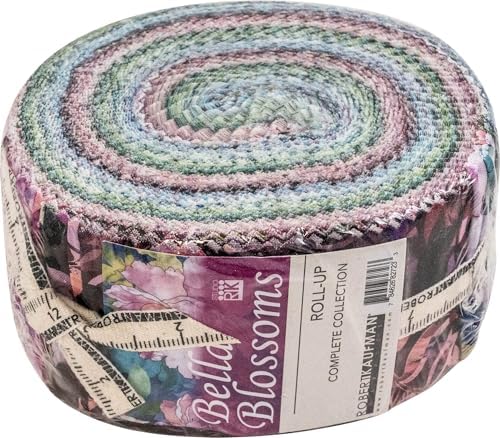 Bella Blossoms Roll Up 40 2.5-inch Strips Jelly Roll Robert Kaufman Fabrics RU-1311-40 image 3
