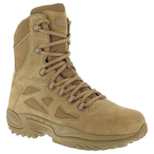 Reebok 8" Rapid Response RB Women's Combat Boots Brown 6D (Wide)