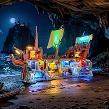 مجموعة إضاءة BRIKSMAX 2.0 متوافقة مع مجموعات بناء Lego 21363 Goonies Ideas - ملحقات مجموعات إضاءة LED الأصلية فقط،تقنية إخفاء الكابلات للعرض والهدايا وهواة الجمع