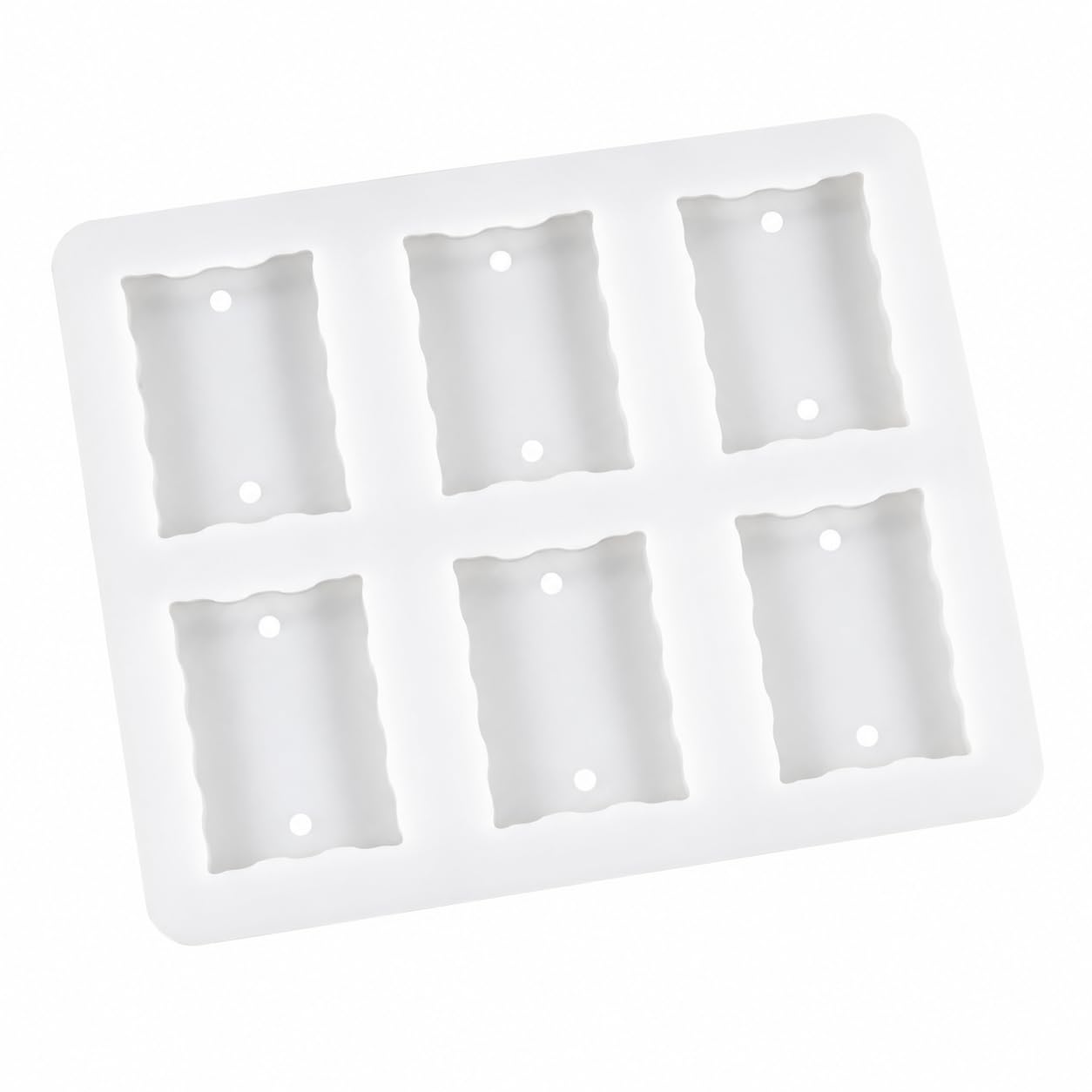 Rectangle Agate Rakhi Silicone Resin Mould, 6 Cavity Reusable Epoxy Casting Mold for Rakhi, Pendant, Keychain, DIY Jewelry & Resin Craft Making-image-35