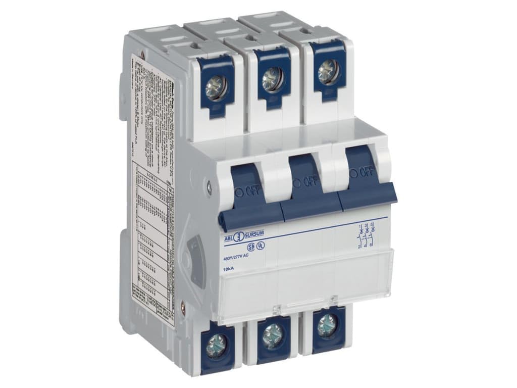 ALTECH 3D20UM 3D Series 20 A D-Trip DIN Rail Mount Thermal Magnetic Circuit Breaker - 1 Item(s)