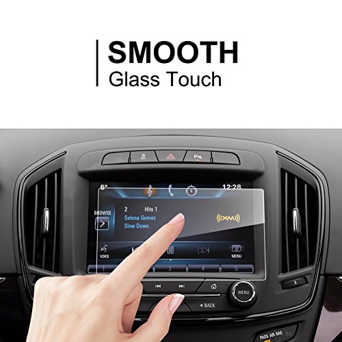 LFOTPP Car Navigation Screen Protector for 2014-2016 Lacrosse Buick Regal 8 Inch, Tempered Glass 9H Hardness Car Infotainment Stereo Display Center Touchscreen Protective Film - Thumbnail 2