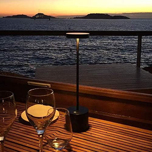 Modern and Simple Table Lamp, Home Decor Rechargeable LED Desk Lamp, Touch Switch Desk Lamp with Eye Protection Function, Used in Bars Restaurants Bedroom