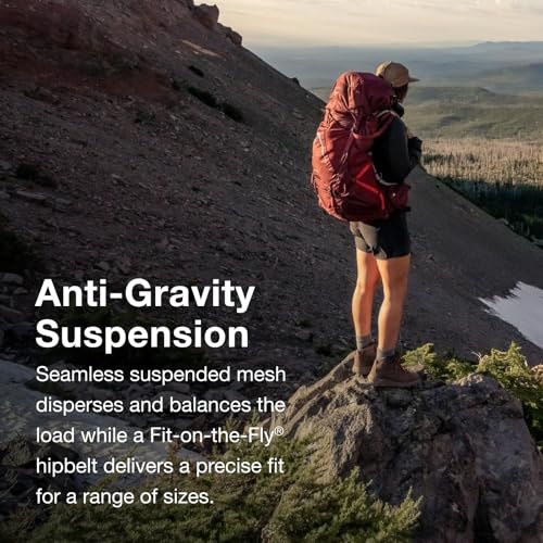 Osprey Aura AG LT 50L Women's Backpacking Backpack, Antidote Purple, WM/L by Osprey - Image 2