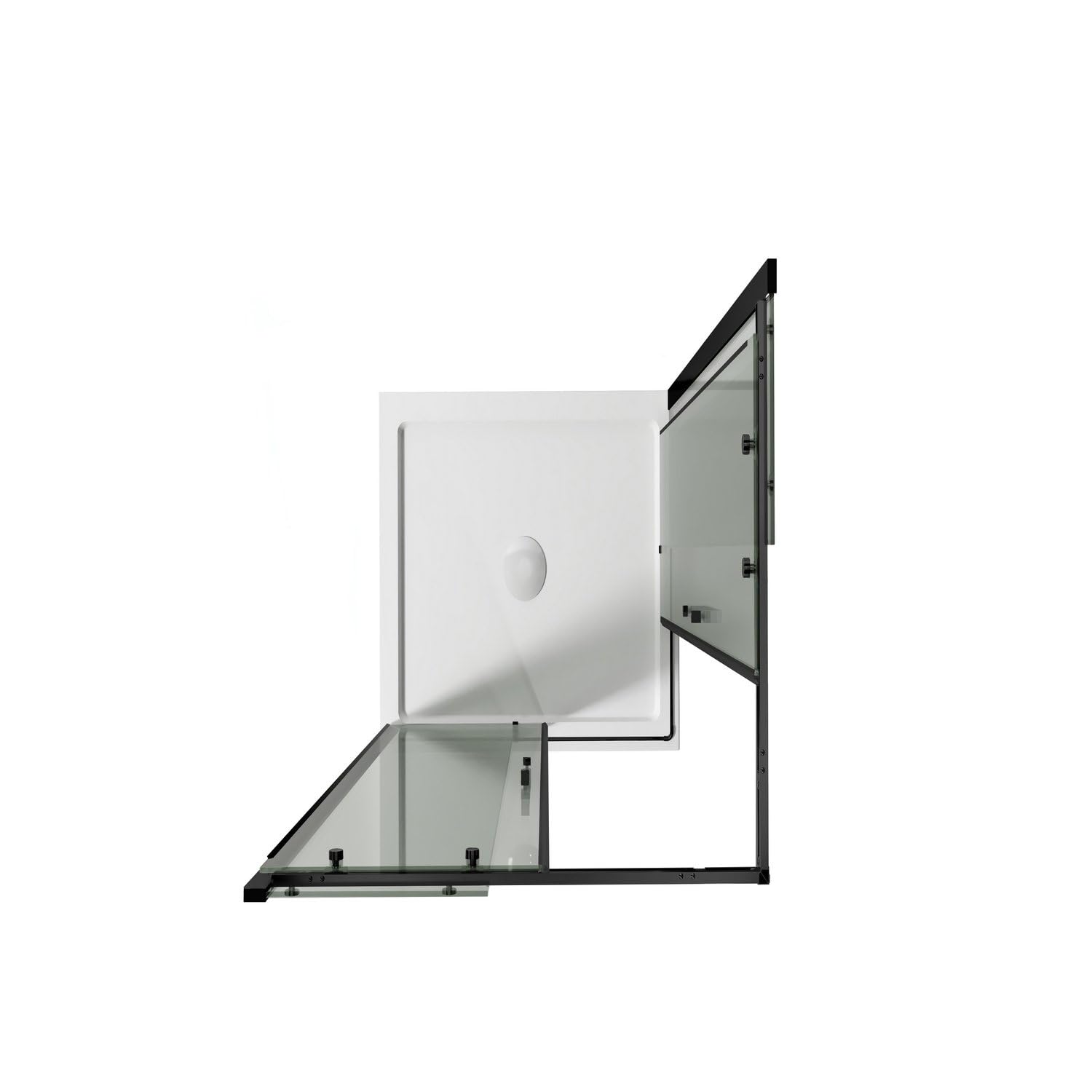 Box Doccia Rettangolare 70x75 CM 198 CM Vetro Trasparente 8 MM Destra con mod. Prime Bla Corner