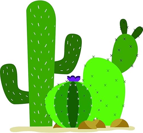 SP04019 Wild West Collection - Recorte de cartón grande de cactus