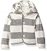 Burt's Bees Baby Boys' Organic Reversible Snap Front Jacket, Heather Grey, 0-3 Months