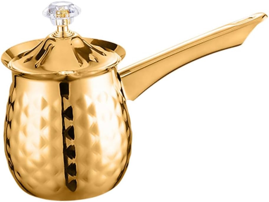OSALADI Stainless Steel Milk Frothing Pitcher Portable Steaming Cup with Smooth Surface for Coffee Latte Art and Beverage Use at Home Restaurant