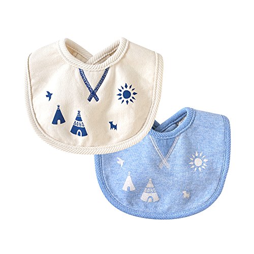 [10mois(ディモワ) - BOBO] デイリースウェット ビブ 2枚セット 18141015