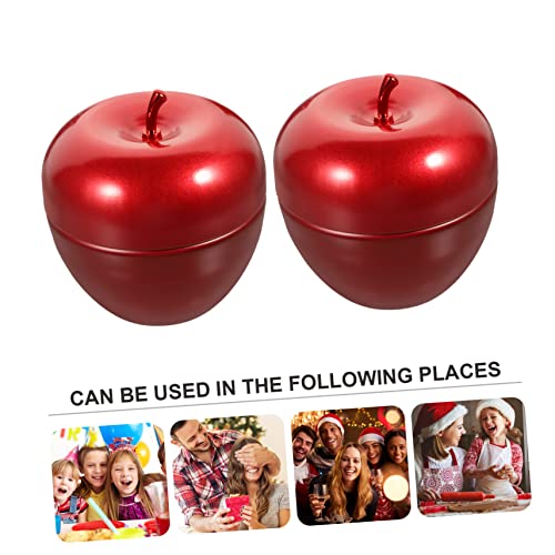 HEMOTON Vorratsglas Für Lebensmittel Teedosen Aus Metall Weihnachtliche Süßigkeitendosen Praktische Teedose Glas Mit Teeblättern Lebensmittelbehälter Mit Deckel Vorratsgläser Mit – Bild 3