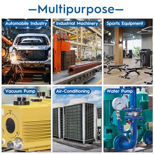 4 Stück Gummidämpfer M8, Vibration und Klimaanlage, Silent Block Anti-Vibration für Luftkompressoren, Diesel- und Benzinmotoren, Wasserpumpen