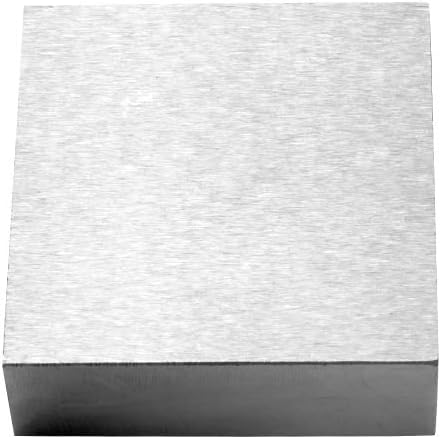 Steel Bench Block 2-1/2" x 2-1/2" Flat Anvil Jewelers Tool Metal Bench Block for Jewelry & Stamping(2-1/2" x 2-1/2" x 7/8")