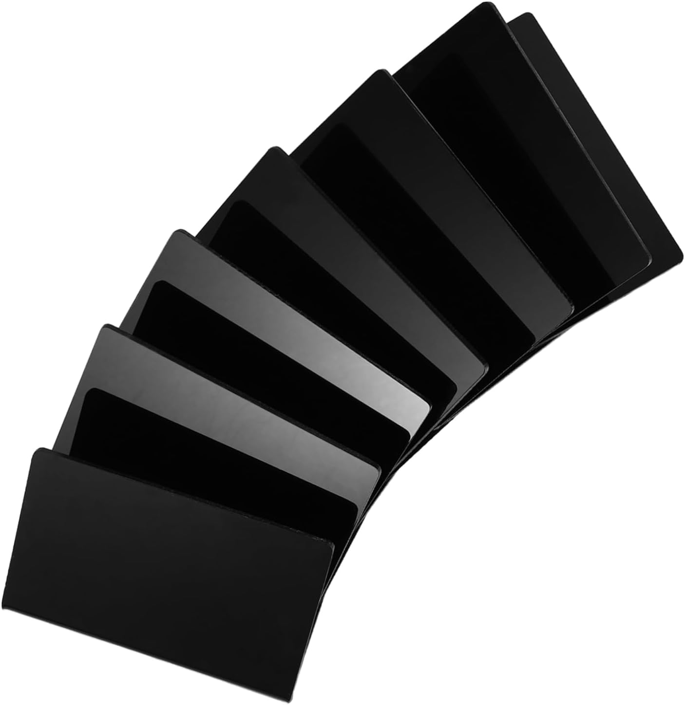 Cabilock 6pcs Sleek Modern Blackboard Sign Acrylic Tabletop Chalkboard Erasable Food Labels for Buffet
