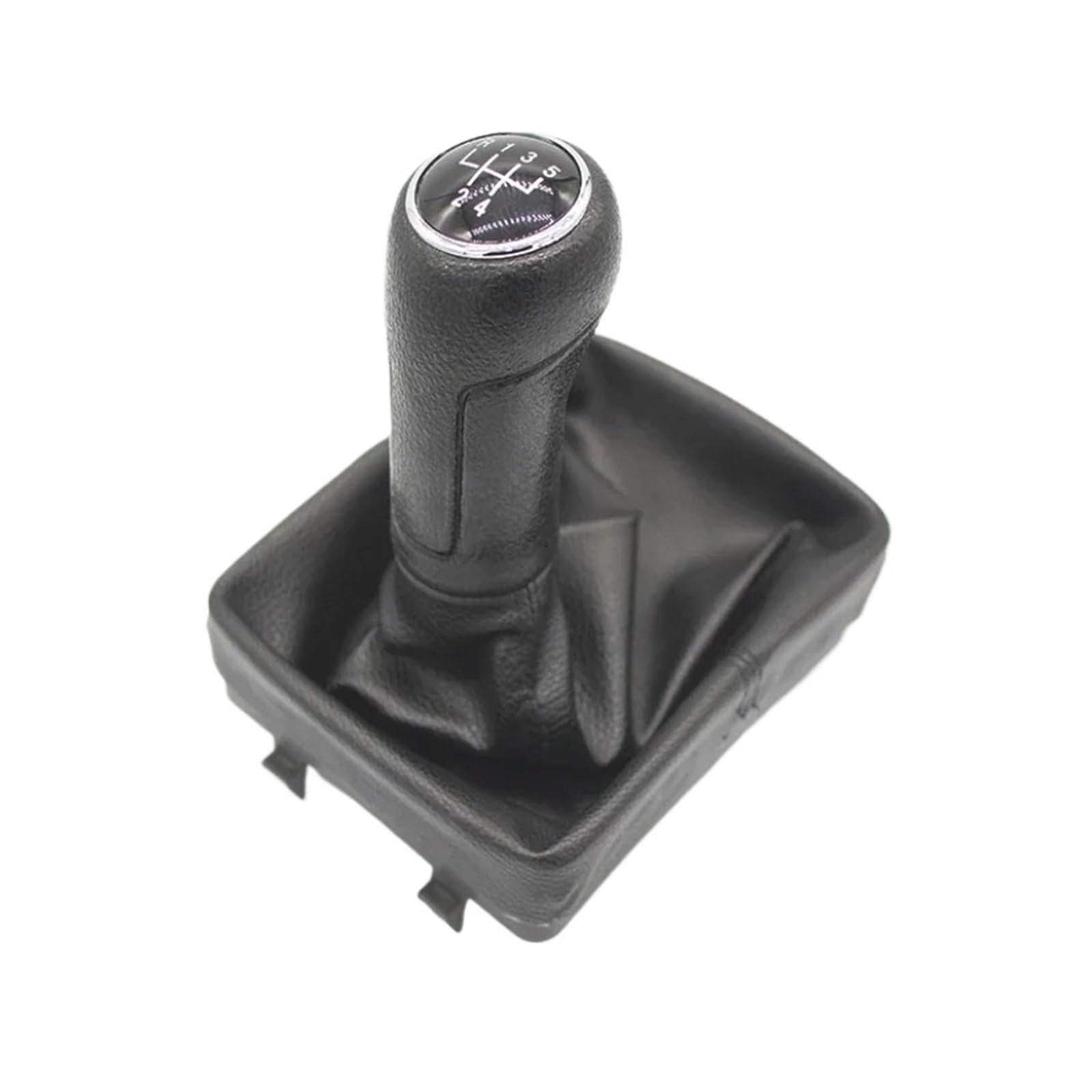 Jxewmtmc for VW for Polo 9N 9N2 2002-2009 Leather Gear Shift Knob Lever Shifter Gaiter Boot Case Gear Stick Shift Cover