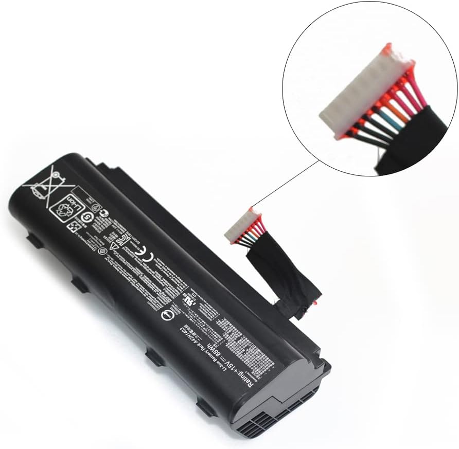 15V 78Wh A42N1403 Replacement Laptop Battery for ASUS ROG GFX71JY 17.3" GFX71JY4710 G751 G751J G751J-BHI7T25 Series A42N1403 A42LM93 4ICR19/66