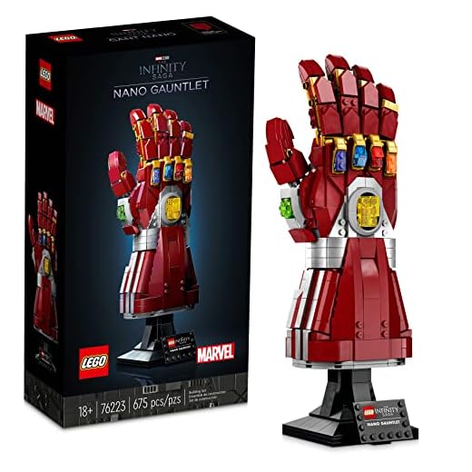 LEGO Marvel Nano Gauntlet 76223 Iron Man Building Set for Adults (680 Pieces)