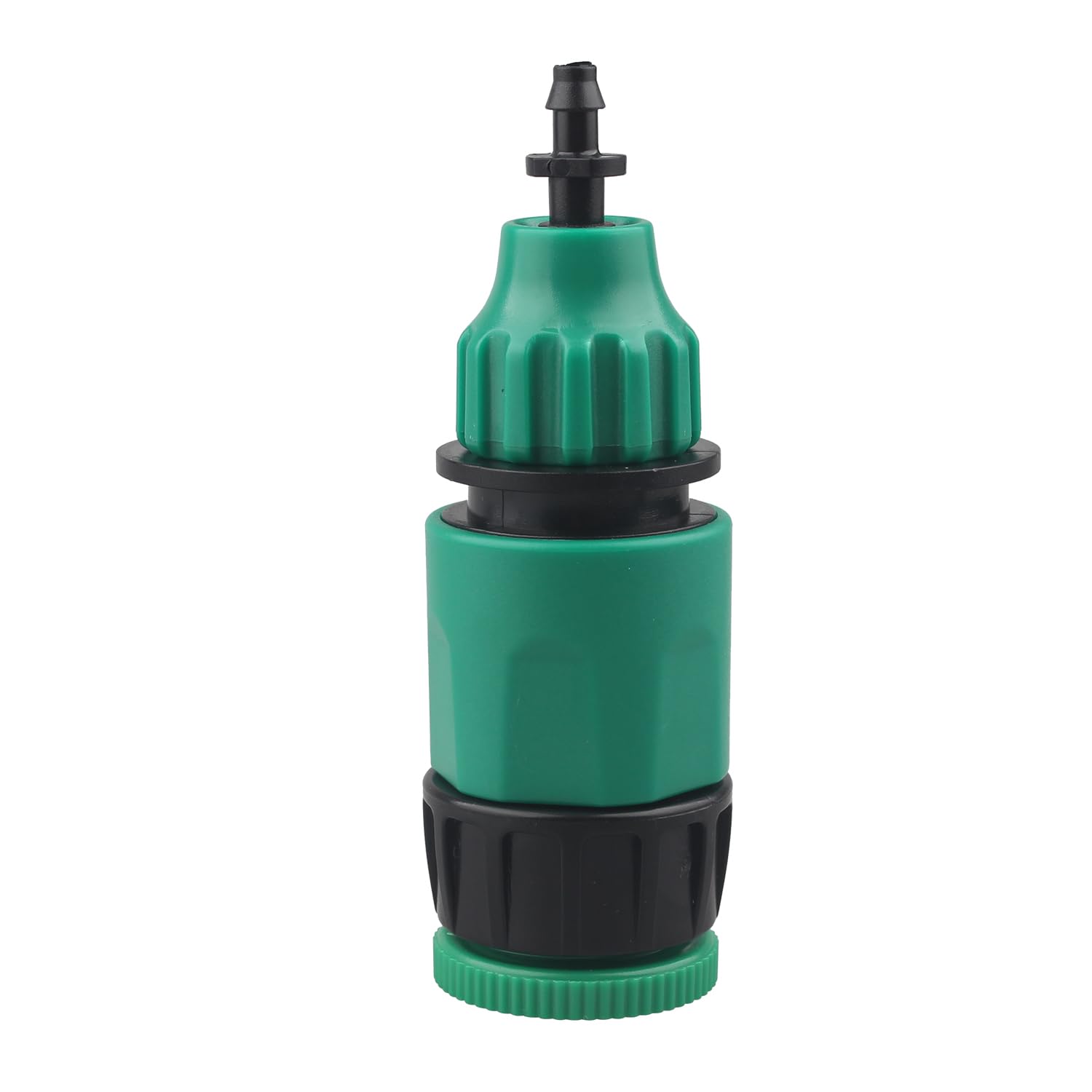 Futheda Garden Hose Tap Connector 1/2 inch and 3/4 inch 2 in 1 Outdoor Threaded Tap Connector with 4mm/7mm and 8mm/11mm Hose Quick Connector Micro Irrigation Accessories
