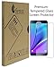Fenix - Samsung Galaxy Note 5 [0.26mm Thickness] 9-H Premium Tempered Glass Screen Protector / Ultra High Definition Invisible, Clear Transparancy, Oleophobic Coating and Anti-Bubble Crystal Shield
