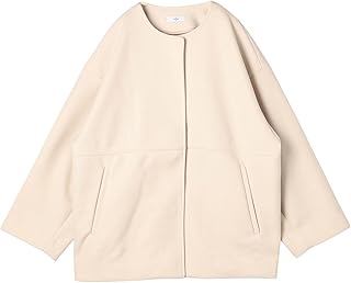 [コーエン] ライトメルトン ノーカラーミドルコート 76606000000