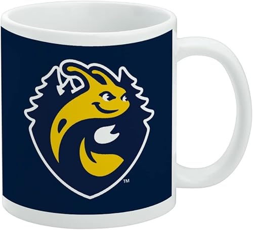 Vista 463 de Taza de cerámica con el logotipo principal de la Universidad de St. John, taza de regalo novedosa para café, té y bebidas calientes, 11oz, blanca