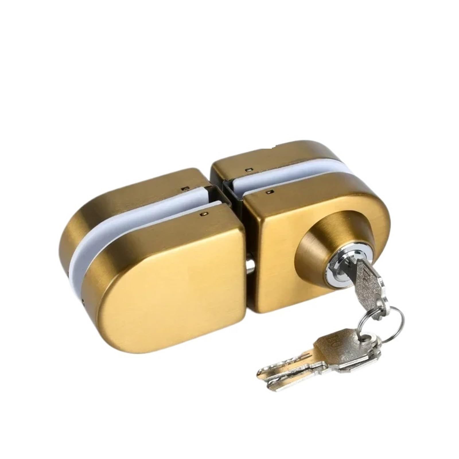 Verrou de porte coulissante serrure de porte en verre 8-12mm acier inoxydable pour bureau