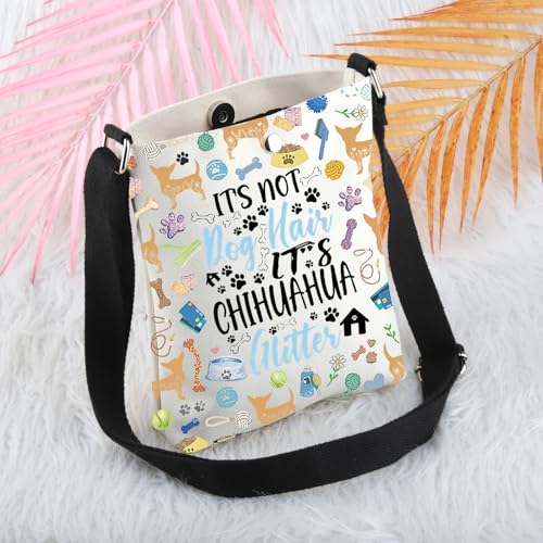 MBMSO Chihuahua Gifts Chihuahua Crossbody Bag Chihuahua Lovers Gift for Dog Mom Owner Chihuahua Small Cross Body Shoulder Bag4