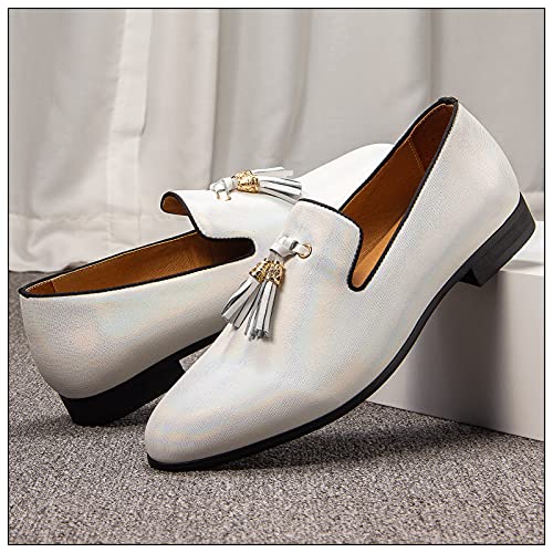 Image of JITAI Men's Fashion Loafers Wedding Shoes Loafers for Men Party Shoes | Dress Shoes