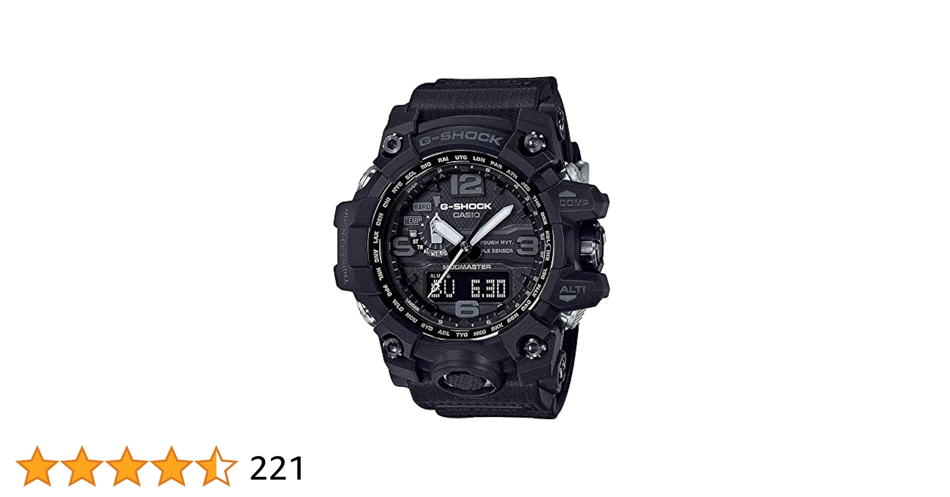 GWG-1000-1A1 マッドマスター ブラックモノトーン G-SHOCK ASCII.jp：カシオ最強すぎる腕時計「G-SHOCKマッドマスター」 (1/3)