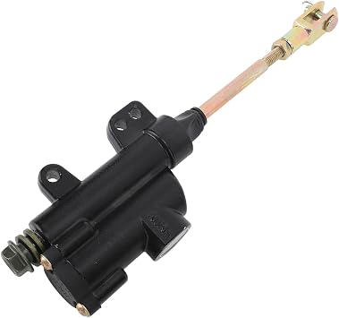 Motorcycle Rear Brake Master Cylinder Pump, Metal, Compatible with Chinese Dirt Pit Bike, Black