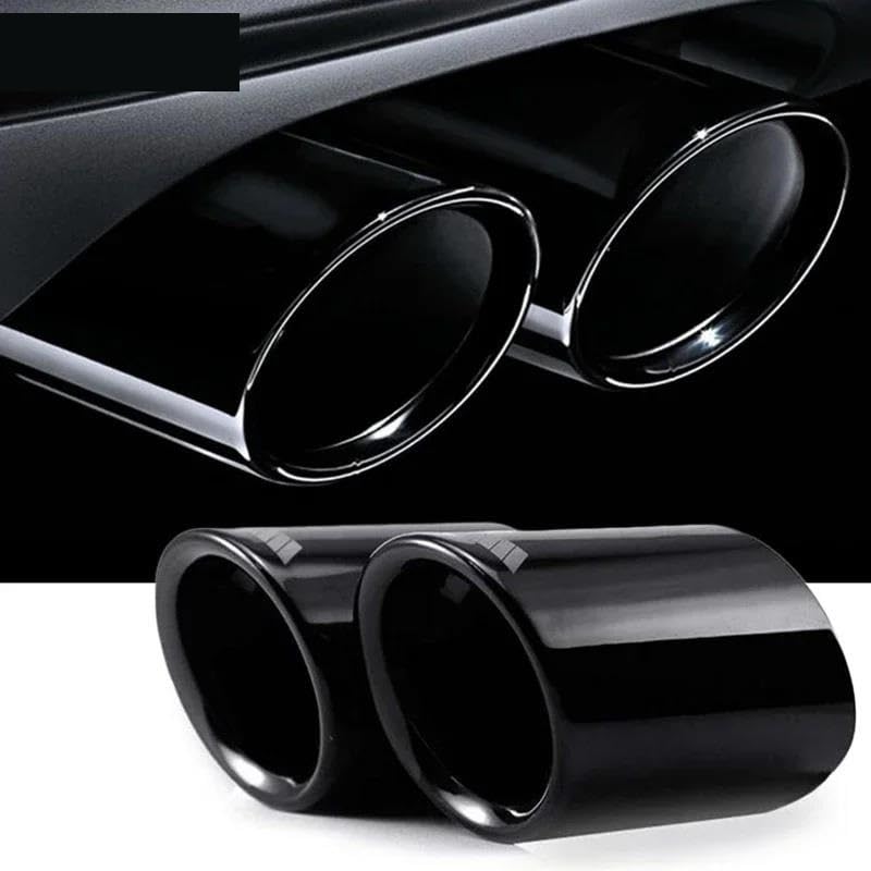 Silenciadores De Escape Traseros Cromados Para BMW Serie 5 F10/F18 528i, 530i, 535d - 2 Piezas, Acero Inoxidable