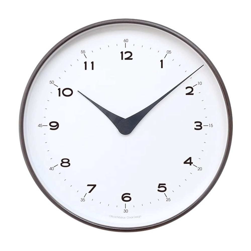 Horloge de salon en bois massif horloge murale de luxe silencieuse
