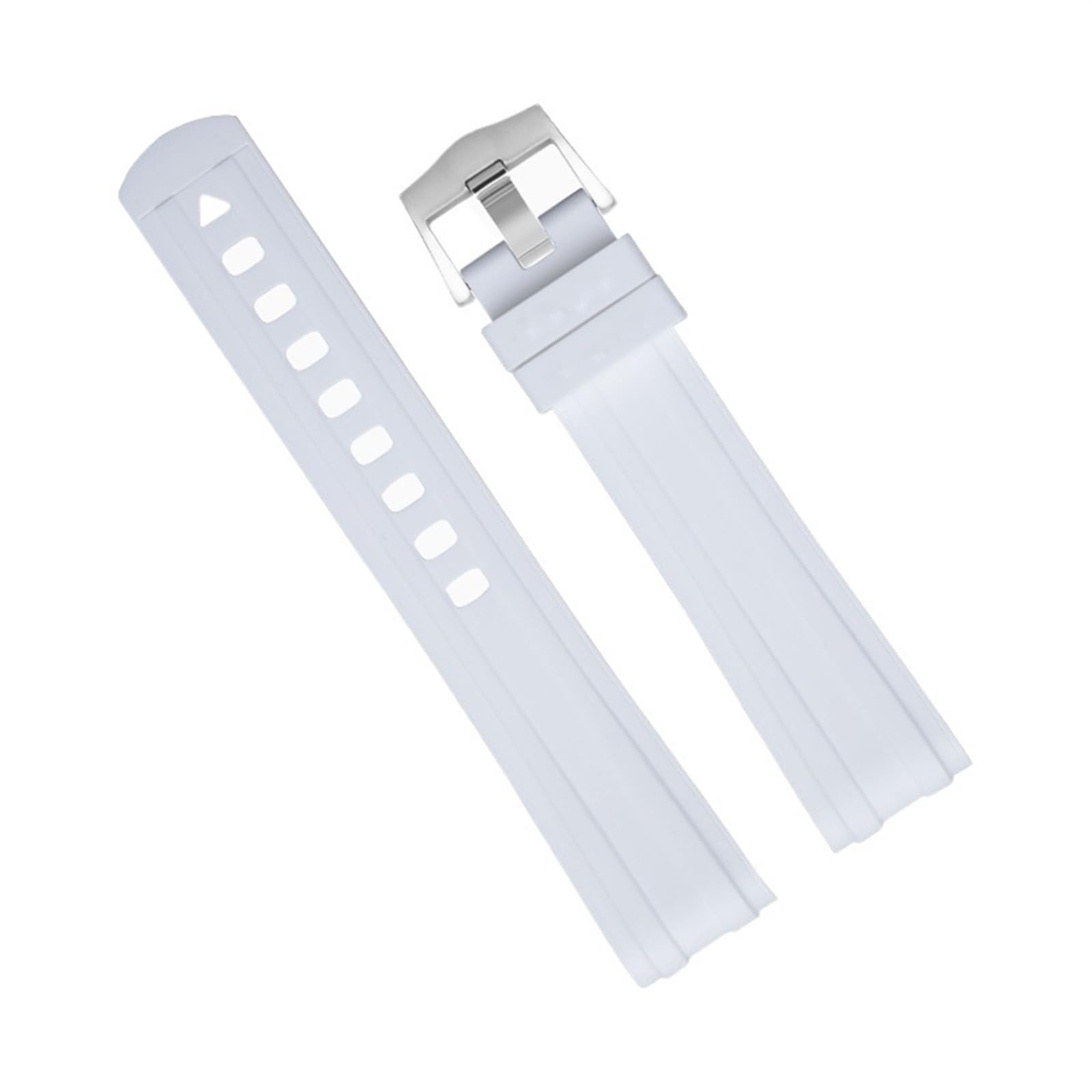 DASEB Dla paska Omega Seamaster 300 nurkowanie Watchband bransoletki ze sprzączką 20mm zakrzywiony koniec jakości FKM guma fluorowa nowe paski do zegarków
