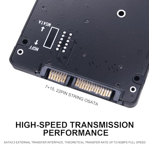 Adaptador MSATA a Disco Sólido SATA3 2230/42/60/80 miniatura 6