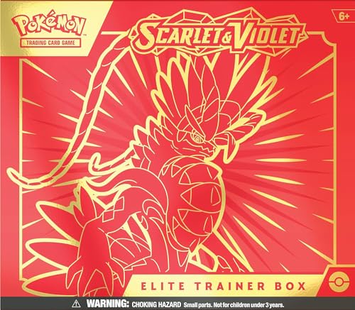 Pokémon TCG: Scarlet &#038; Violet Elite Trainer Box (Miraidon Purple or Koraidon Red, Random Color)