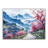 [Cadeau unique d'art mural de montagne naturelle pour les Occasions]-art mural de paysage de montagne adapté pour offrir aux membres de la famille, aux amis, aux amoureux, aux partenaires commerciaux, aux voisins, aux collègues de travail à Noël, à l'obtention d'un diplôme, au nouvel an, à un anniversaire, à une pendaison de crémaillère, à un mariage, au Memorial Day, à la famille rassemblement, fête, fête des pères, fête des mères, etc.