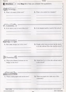 Paperback Weekly Geography Practice Grade 5 Book