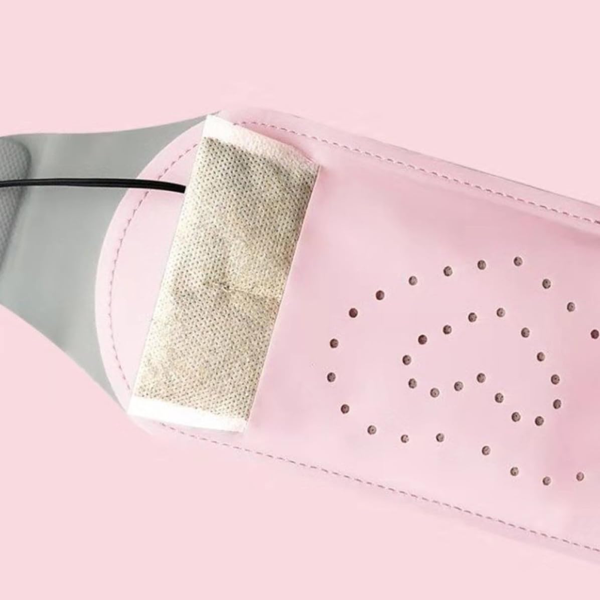 wärmegürtel in rosa menstruations mit massagefunktion wärmender aus elastischem material leichter beheizbarer bund mit einfacher bedienung inkl geschenkbox für frauen