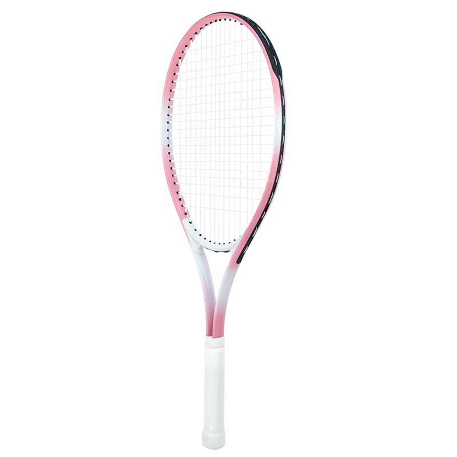 perfeclan Raqueta de Tenis de Agarre cómodo, Profesional, práctica, portátil, Ligera, con encordado previo.