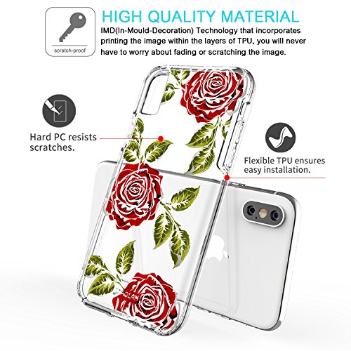 Coque protection iPhone X fleurie idée cadeau idéale filles - 4