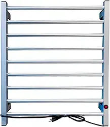 Toalheiro Térmico de Parede com Seletor de Voltagem 110/220 V (Prata)