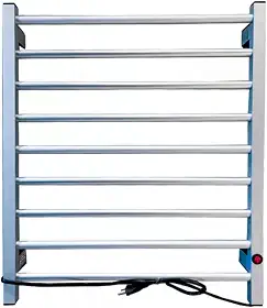 Toalheiro Térmico de Parede com Seletor de Voltagem 110/220 V (Prata)