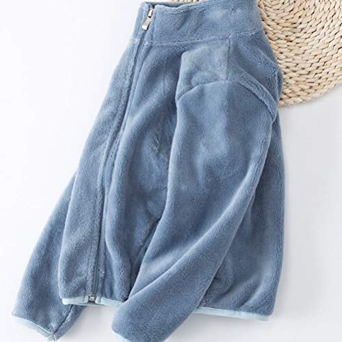 KESYOO Casaco de Lã para Meninas Fuzzy Casaco Infantil Sherpa Casaco Quente de Inverno para Crianças