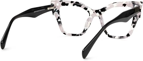 Miniatura 4 de Zeelool Marco único de gafas de ojo de gato para mujeres con lente transparente sin receta Yasmin ZJGA272122