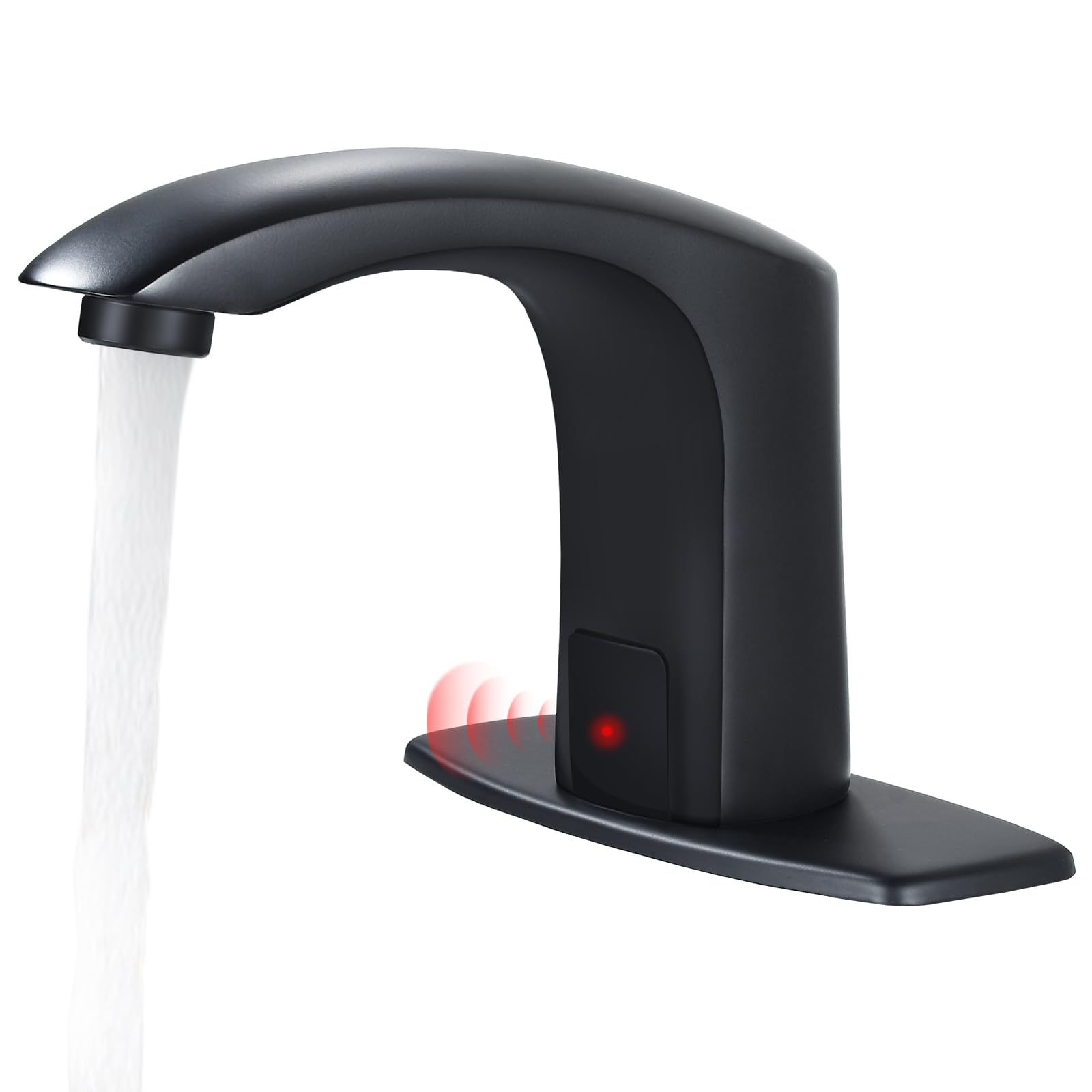 Gangang touch free sensore automatico per lavello caldo freddo rubinetto rubinetto di rubinetto automatico, nero, FN0102B